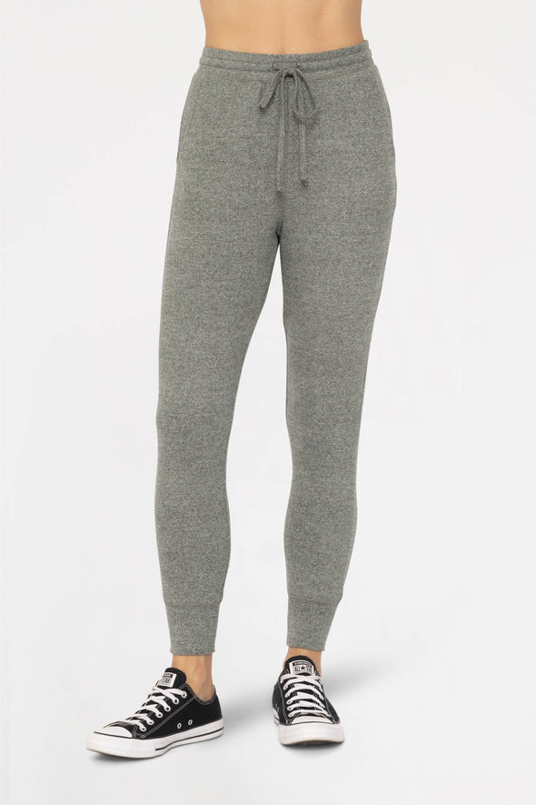 Brushed Lounge Joggers - Olive