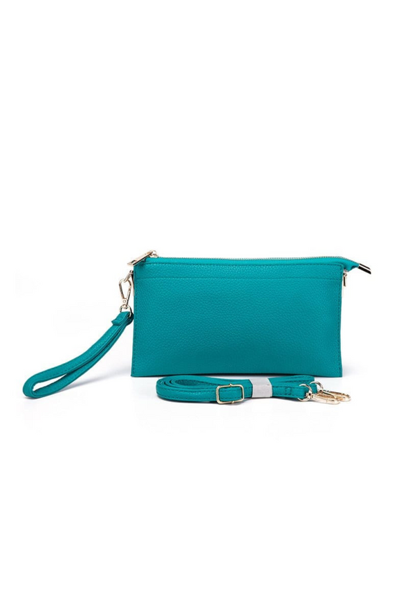 Abby 4-in-1 Handbag - Turquoise with Extra Bag Strap
