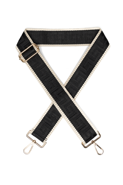 Bag Strap - Black/Beige