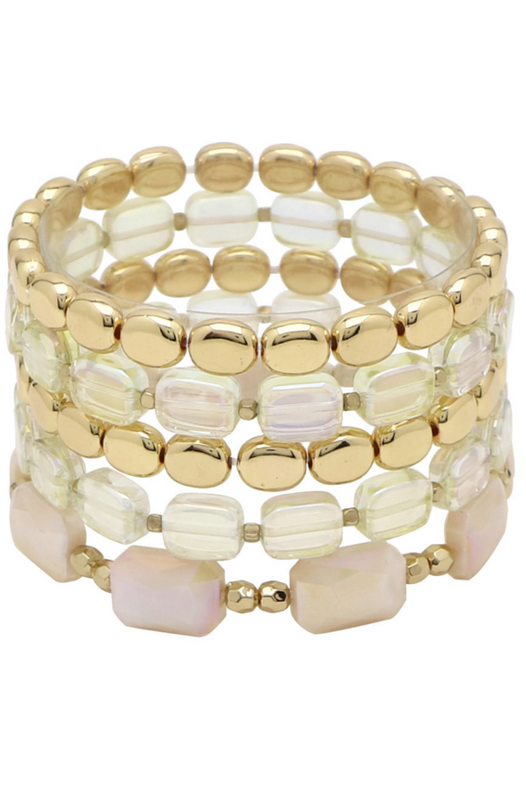 Radiant Beaded Bracelet - Natural