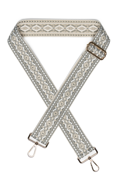 Bag Strap - Gray/White/Stone