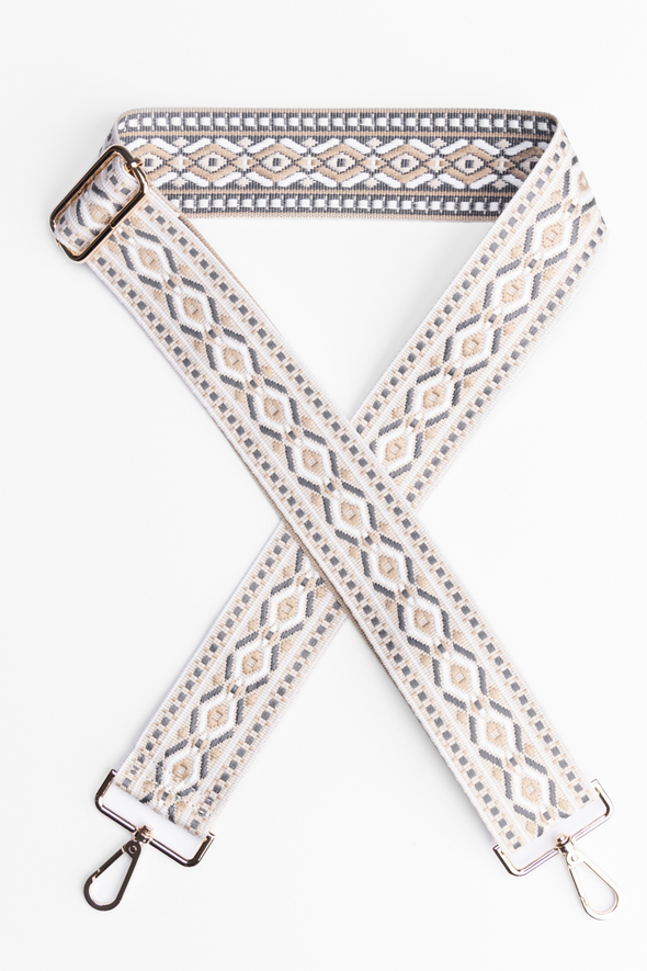 Bag Strap - Stone/White/Gray