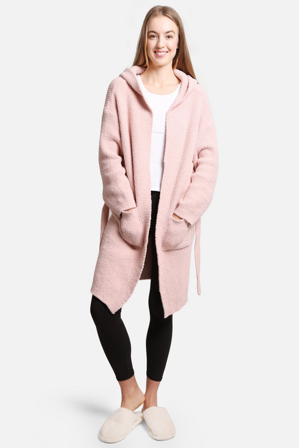 Chenille Robe - Pink