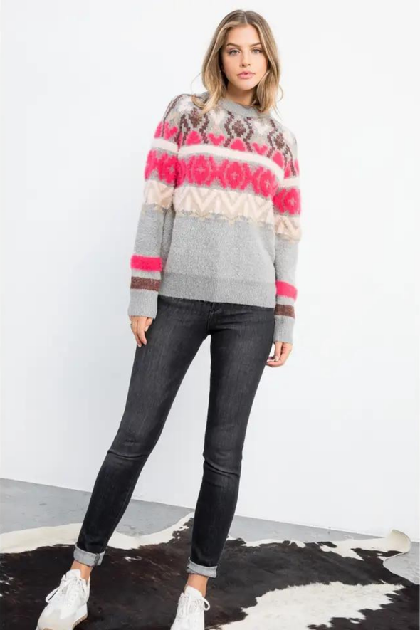 Mohair Knit Sweater