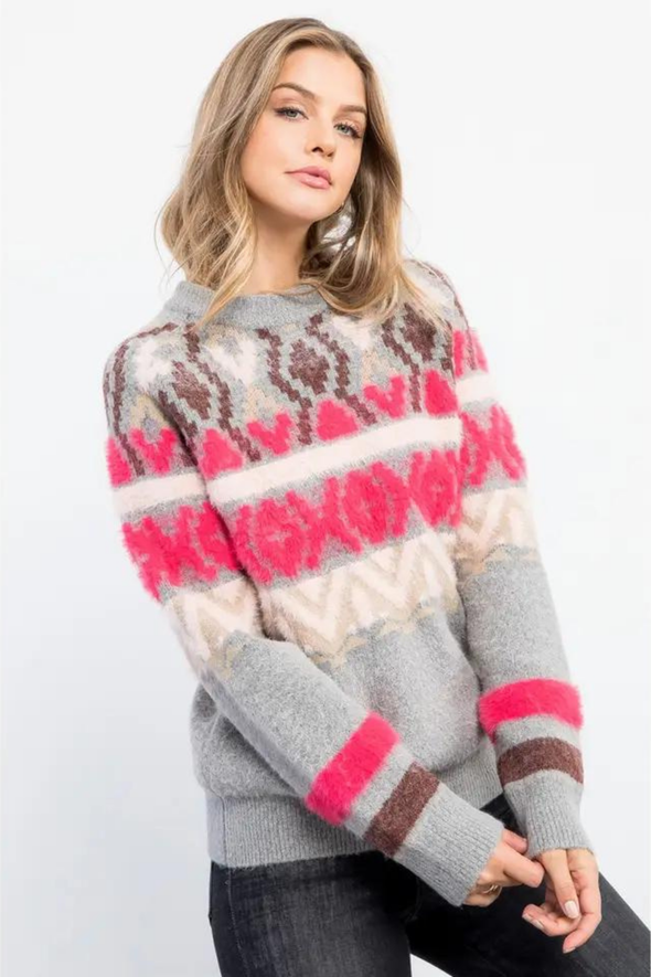 Mohair Knit Sweater