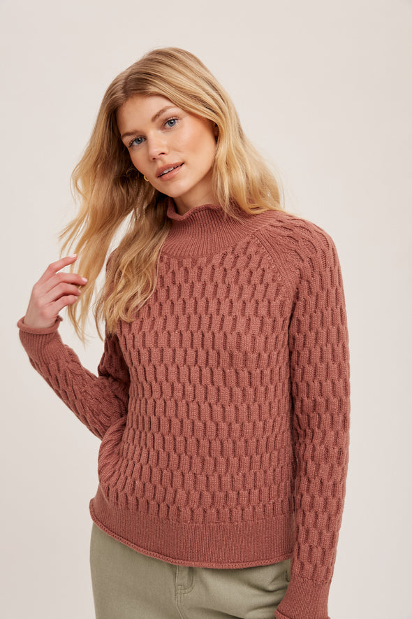 Sweater - Marsala