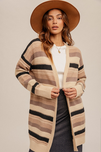 Striped Cardigan