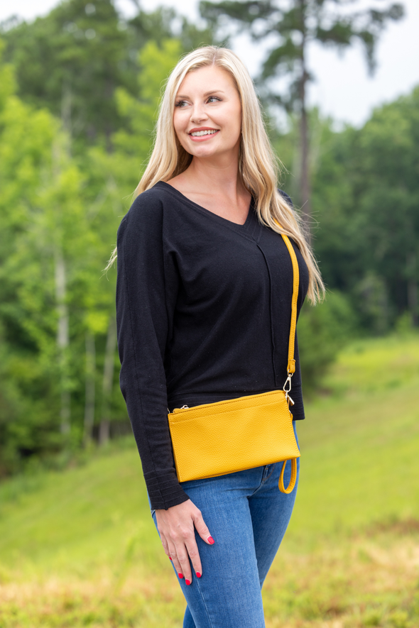 Abby 3-in-1 Handbag - Yellow