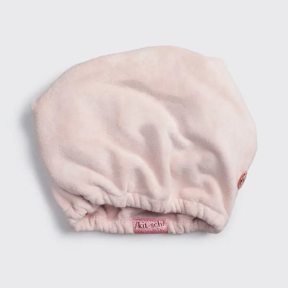 Microfiber Hair Towel - Blush Pink