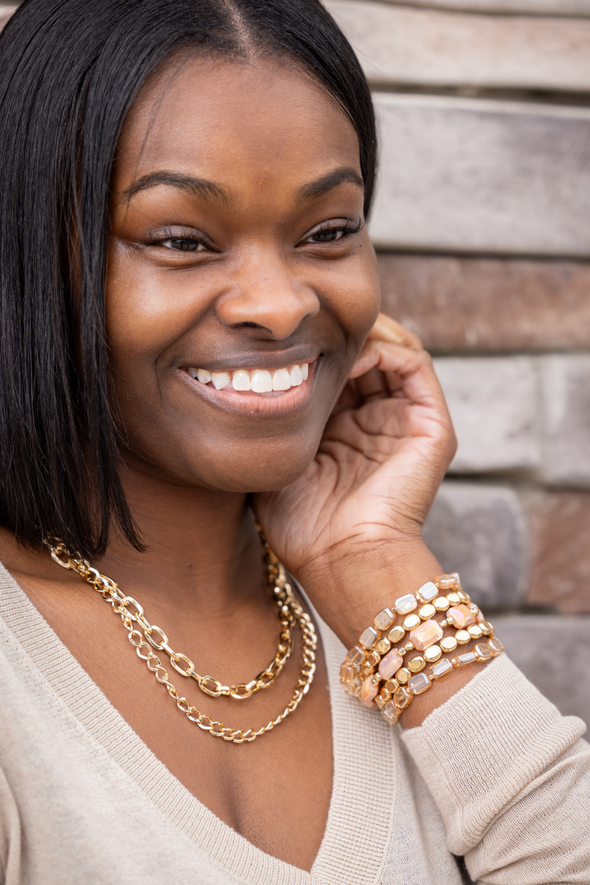 Radiant Beaded Bracelet -