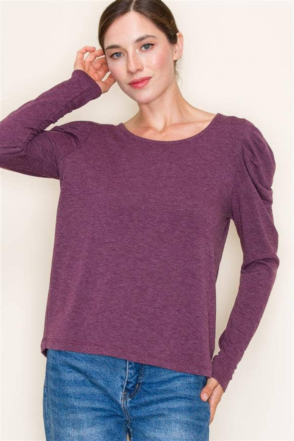 Long Sleeve Shirt - Plum