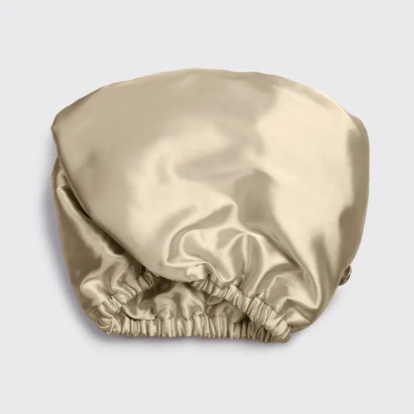 Satin Microfiber Hair Towel - Champagne