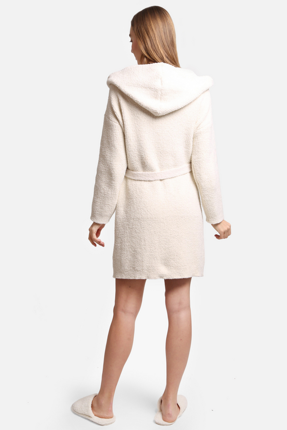 Chenille Robe - Ivory