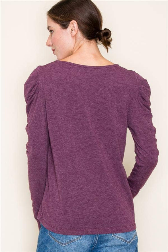 Long Sleeve Shirt - Plum