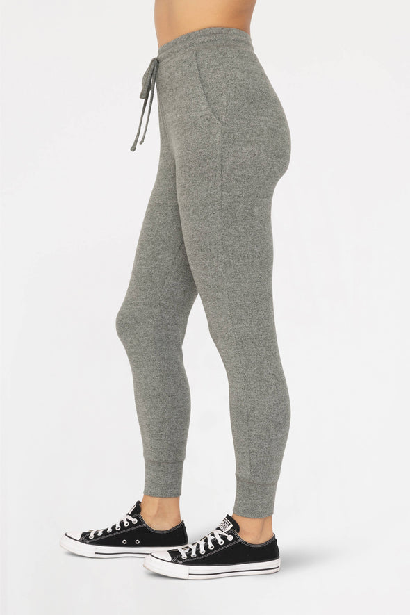 Brushed Lounge Joggers - Olive