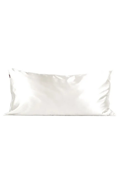 Satin King Pillowcase - White