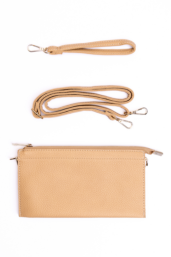 Abby 4-in-1 Handbag - Beige with Extra Bag Strap